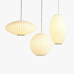 Suspension moderne en papier style japonais Silk