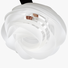 plafonnier design pétales pour décoration intérieure