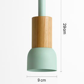 Suspension design en bois et métal de différentes formes Window